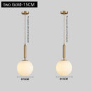 GobekUsa Glass Chandelier Pendant Light for Modern Restaurant Decor
