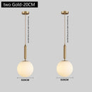 GobekUsa Glass Chandelier Pendant Light for Modern Restaurant Decor