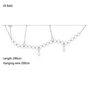 GobekUsa Glass Ball Pendant Chandelier: Nordic Luxury Ceiling Light