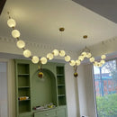 GobekUsa Glass Ball Pendant Chandelier: Nordic Luxury Ceiling Light