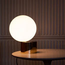 GobekUsa Glass Ball Table Lamp for Bedroom Study Hotel, Nordic Modern Decorative Bedside Light