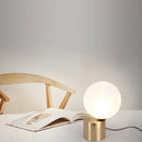 GobekUsa Glass Ball Table Lamp for Bedroom Study Hotel, Nordic Modern Decorative Bedside Light