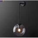 GobekUsa Glass Ball LED Wall Lamp - Nordic Modern Bathroom Sconce