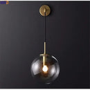 GobekUsa Glass Ball LED Wall Lamp - Nordic Modern Bathroom Sconce