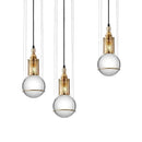 GobekUsa Crystal Ball LED Pendant Light for Dining Restaurant & Bedroom
