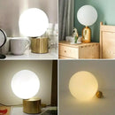 GobekUsa Glass Desk Lamp: Sleek Nordic Design, Ideal for Bedroom, Living Room, e27