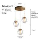GobekUsa Glass Pendant Lights: Nordic LED Hanging Lamp for Kitchen, Dining Room, Bedroom.