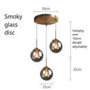 GobekUsa Glass Pendant Lights: Nordic LED Hanging Lamp for Kitchen, Dining Room, Bedroom.