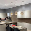 GobekUsa Glass Pendant Lights Dining Kitchen Bar Chandelier