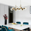 GobekUsa Gray Glass Pendant Lights: Modern Nordic Loft Rustic Chandelier for Kitchen Bar Dining by GobekUsa