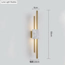 GobekUsa Modern Marble Led  Wall Lamp For Living Room Bedroom Bathroom Loft Decor