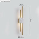 GobekUsa Modern Marble Led  Wall Lamp For Living Room Bedroom Bathroom Loft Decor