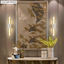GobekUsa Modern Marble Led  Wall Lamp For Living Room Bedroom Bathroom Loft Decor