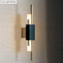 GobekUsa Modern Marble Led  Wall Lamp For Living Room Bedroom Bathroom Loft Decor