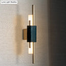 GobekUsa Modern Marble Led  Wall Lamp For Living Room Bedroom Bathroom Loft Decor
