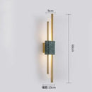 GobekUsa Modern Marble Led  Wall Lamp For Living Room Bedroom Bathroom Loft Decor