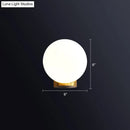 GobekUsa Sleek Opal Glass Wall Mount Lamp - Brass Bedside Sconce Light (1 Bulb)