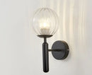 GobekUsa Blue Glass Balls Wall Sconce for Living Room, Bedroom, or Corridor
