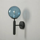 GobekUsa Blue Glass Balls Wall Sconce for Living Room, Bedroom, or Corridor