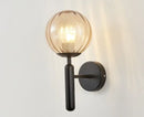 GobekUsa Blue Glass Balls Wall Sconce for Living Room, Bedroom, or Corridor