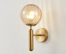 GobekUsa Blue Glass Balls Wall Sconce for Living Room, Bedroom, or Corridor
