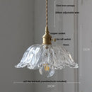 GobekUsa Clear Glass Knob Switch LED Pendant Light Fixture: Modern Nordic Hanging Chandelier