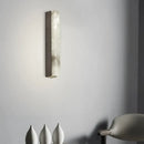 GobekUsa LED Wall Lighting Simplicity: Rectangular Mica Living Room Sconce