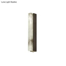 GobekUsa LED Wall Lighting Simplicity: Rectangular Mica Living Room Sconce