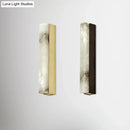 GobekUsa LED Wall Lighting Simplicity: Rectangular Mica Living Room Sconce
