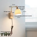 GobekUsa Ceramic LED Wall Sconce Rotatable Modern Vanity Light