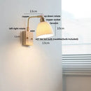 GobekUsa Ceramic LED Wall Sconce Rotatable Modern Vanity Light