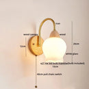 GobekUsa LED Wall Lamps: Nordic Modern Design for Home Decor, Living Room, Bar, Stair - Pull Chain Switch