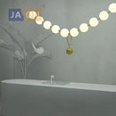 GobekUsa Brass Artistic Necklace Chandelier Lighting for Living Room