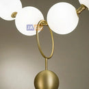 GobekUsa Brass Artistic Necklace Chandelier Lighting for Living Room