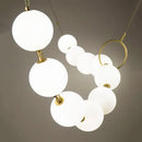 GobekUsa Brass Artistic Necklace Chandelier Lighting for Living Room