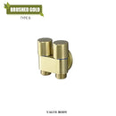 GobekUsa Brass Bidet Faucet Set for Wall Mounted Toilet - Dual Purpose Bathroom Sprayer