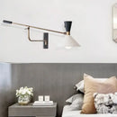 GobekUsa Adjustable Metal Bedroom Sconce Light E27 Surface Mount Wall Decor