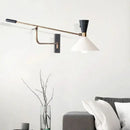 GobekUsa Adjustable Metal Bedroom Sconce Light E27 Surface Mount Wall Decor