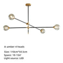 GobekUsa Geometric Glass Ball Chandelier: Post-modern LED Pendant Lights for Stylish Decor