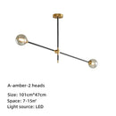 GobekUsa Geometric Glass Ball Chandelier: Post-modern LED Pendant Lights for Stylish Decor