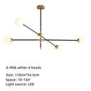 GobekUsa Geometric Glass Ball Chandelier: Post-modern LED Pendant Lights for Stylish Decor