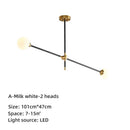 GobekUsa Geometric Glass Ball Chandelier: Post-modern LED Pendant Lights for Stylish Decor