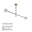 GobekUsa Geometric Glass Ball Chandelier: Post-modern LED Pendant Lights for Stylish Decor