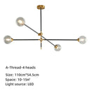 GobekUsa Geometric Glass Ball Chandelier: Post-modern LED Pendant Lights for Stylish Decor