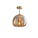GobekUsa Glass Ball LED Ceiling Light: Modern Nordic Living Room Bedroom Kitchen Interior Decor