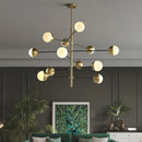 GobekUsa Glass Bubble Chandelier for Kitchen Bar Dining Bedroom Lighting