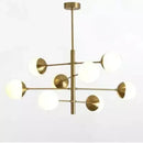 GobekUsa Glass Bubble Chandelier for Kitchen Bar Dining Bedroom Lighting