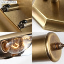 GobekUsa Metallic Shade Bedroom Wall Sconce with 2 Bulbs and Brass Finish, Available in 14"/18" Width