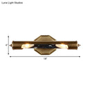 GobekUsa Metallic Shade Bedroom Wall Sconce with 2 Bulbs and Brass Finish, Available in 14"/18" Width