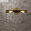 GobekUsa Metallic Shade Bedroom Wall Sconce with 2 Bulbs and Brass Finish, Available in 14"/18" Width